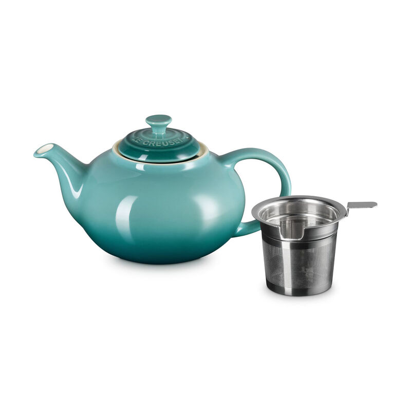 Le Creuset Stoneware Teapot with Infuser 1.3L image number 3